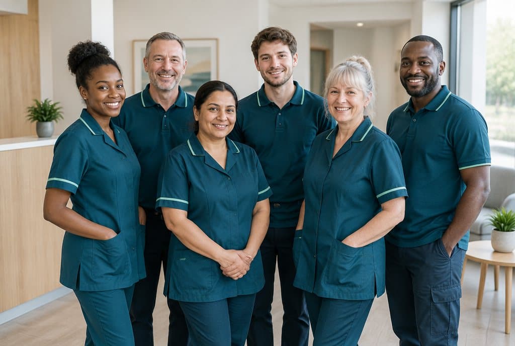 The Oak Group team of carers and cleaners